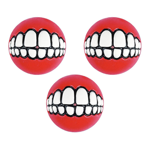 3 Pack Smile Dog Balls - IndigoPetco.com