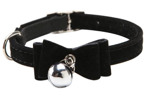Velvet Bow Collar - IndigoPetco.com