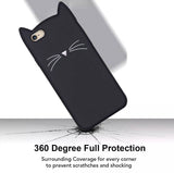 Black "I'm a Cat" iPhone Case & Silver Paw Wrap Ring Set - IndigoPetco.com