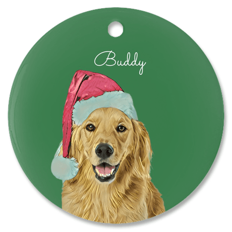 Custom Pet Porcelain Ornament - IndigoPetco.com