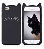 Black "I'm a Cat" iPhone Case & Gold Paw Wrap Ring Set - IndigoPetco.com
