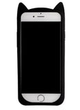 Black "I'm a Cat" iPhone Case & Gold Paw Wrap Ring Set - IndigoPetco.com