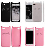 Black "I'm a Cat" iPhone Case & Gold Paw Wrap Ring Set - IndigoPetco.com