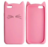 Pink "I'm a Cat" iPhone Case & Gold Paw Wrap Ring Set - IndigoPetco.com