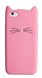 Pink "I'm a Cat" iPhone Case & Gold Paw Wrap Ring Set - IndigoPetco.com