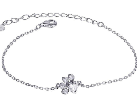 Silver Paw Bracelet - IndigoPetco.com