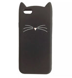 Black "I'm a Cat" iPhone Case & Rose Gold Paw Ring Set