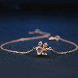 Rose Gold Paw Bracelet