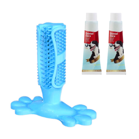 Dog Tooth Brushing Sticks & Toothpaste Set