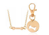 2pc Dog Bone BFF Necklace for you and your dog!