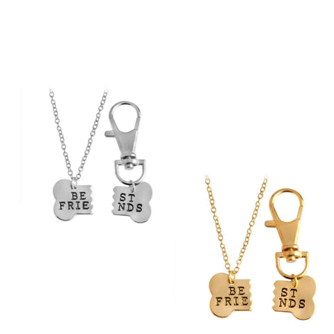 2-Pack of Best Friends Necklaces For you and your dog!
