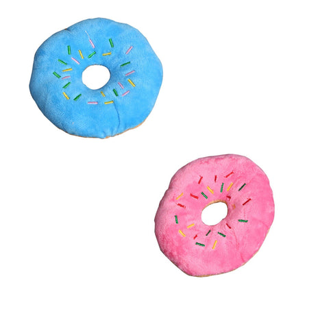 2-Pack of Squishy Doughnut Squeak Toys!