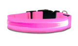 Pink LED Glow Collar